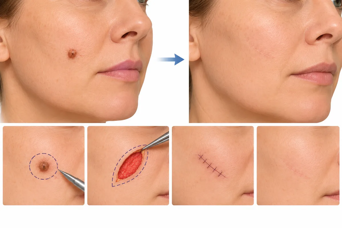 Dermatologie esthétique : avant / après et principales étapes de l'intervention